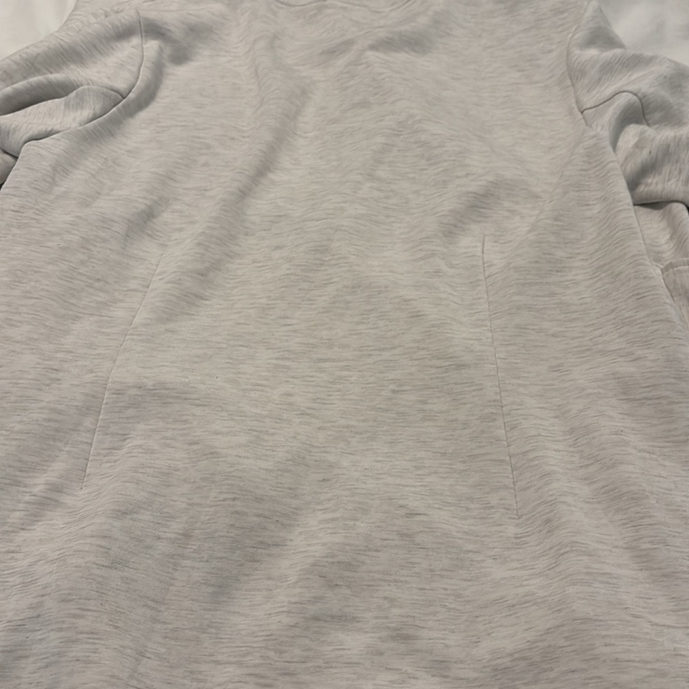 Varley Light Gray Anset wrap jacket SZ XL button closure super soft athleisure - Picture 15 of 16